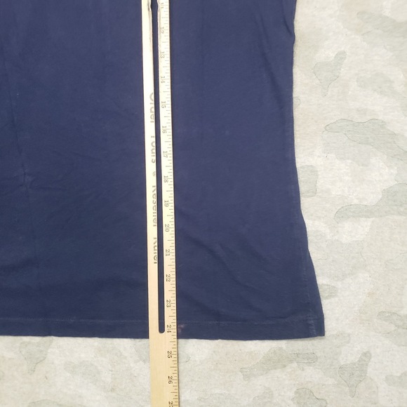 Denver Broncos Top Womens Large Blue NFL Team Apparel Short Sleeve Football - Picture 10 of 11